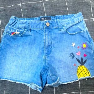Gap teen jean shorts size 14